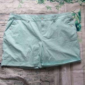 Lane Bryant Shorts Size 28 NWOT-Aqua